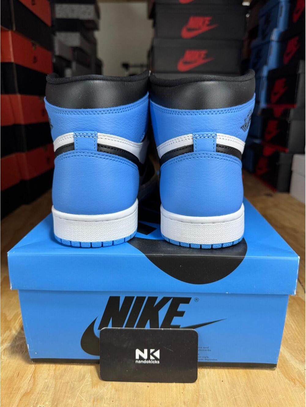 Air Jordan 1 Retro High 'UNC Toe' DZ5485-400 BRAND NEW MENS SIZE 11 - Picture 2 of 5